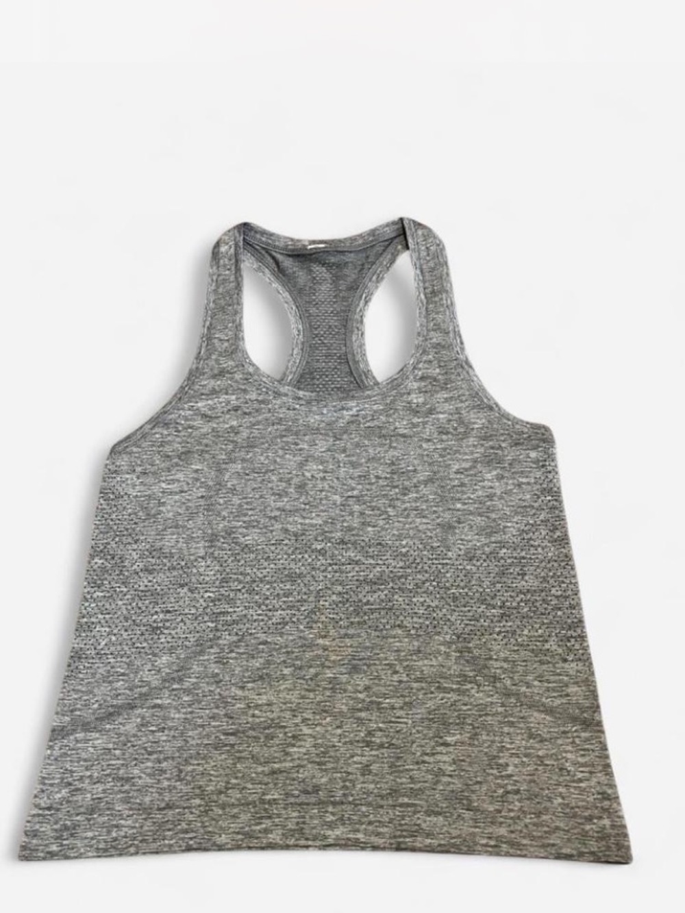 Lululemon Swiftly Tech Racerback Tank Heather Gray Seamless Size 6